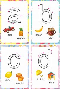 Učíme sa abecedu - malé písmená